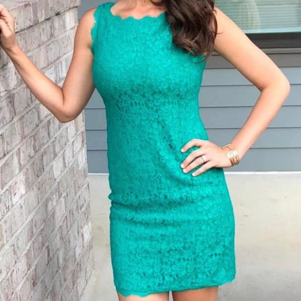 Green Vintage Adrianna Papell Mini dress